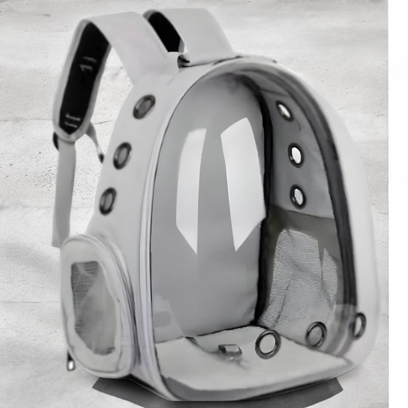 Mochila Pet Para Transporte De Cães E Gatos Visão Panorâmica