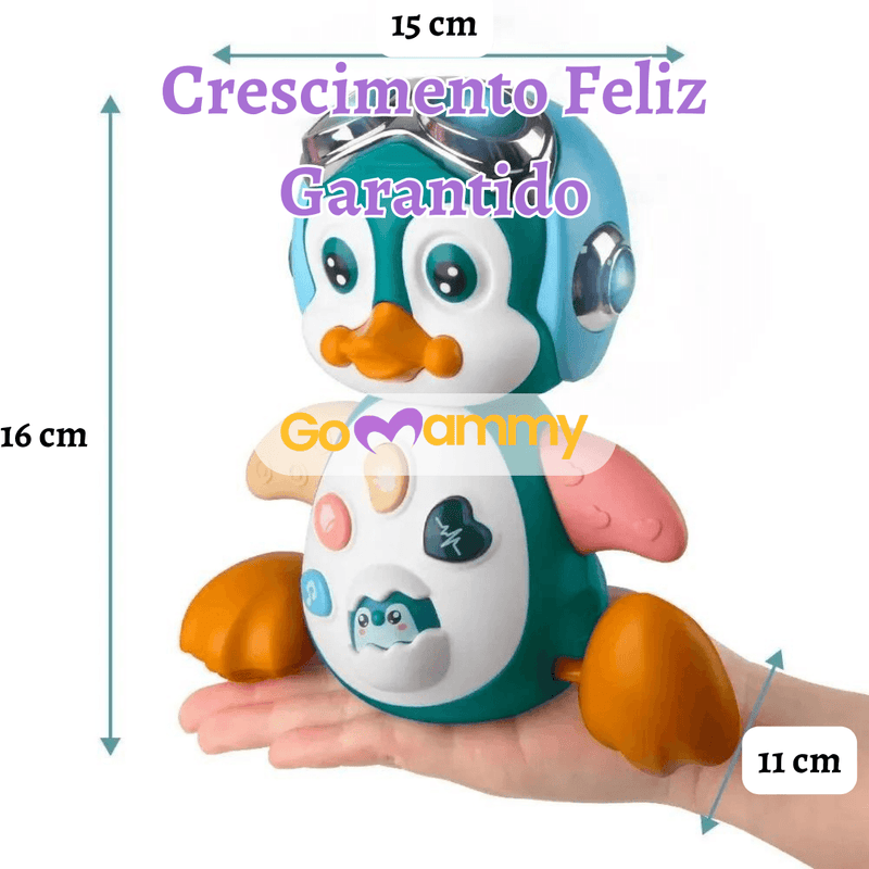 Pinguim Encantador: O Amigo que Dança, Canta e Brilha