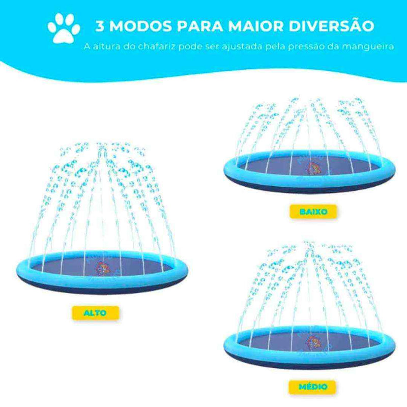 Piscina para Cachorro Pequeno, Médio e Grande com Chafariz