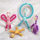 (Kit 4 ) Girafas Divertidas Articulada com Ventosa