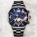 Relógio Casual Masculino Deyros Black Neo Vision